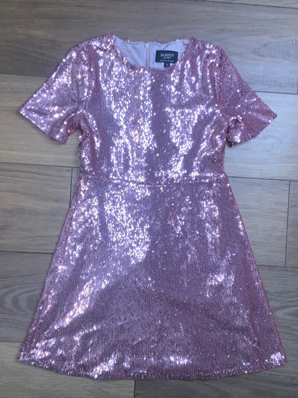 Dusky Rose Sequin Dress Size 10